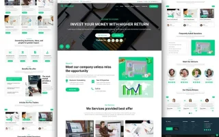 stock-market-website-template